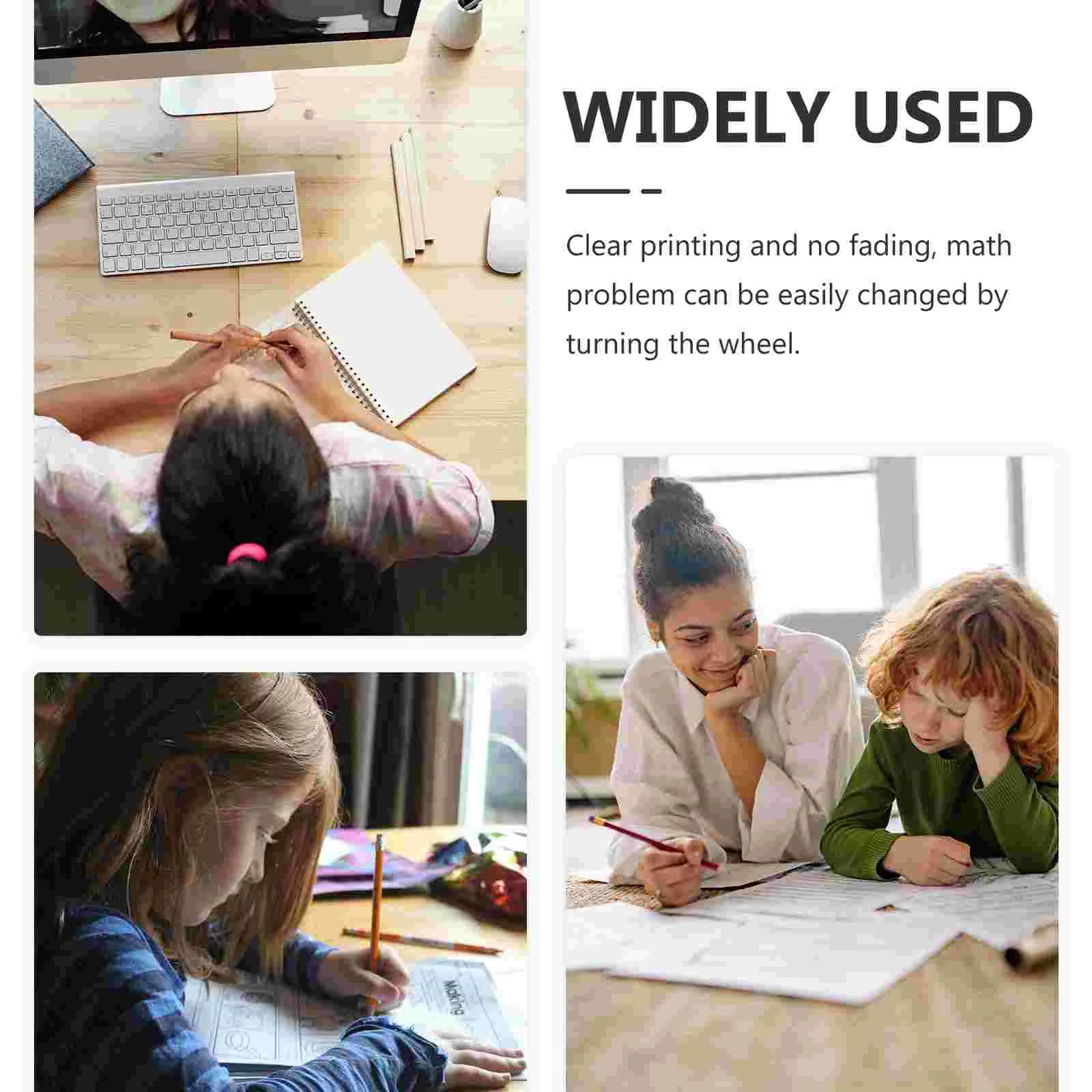 Addition and Subtraction Teaching Stamp Practical Math Colorful Learning Roller Practice Seal Scroll Pp Digital Homework