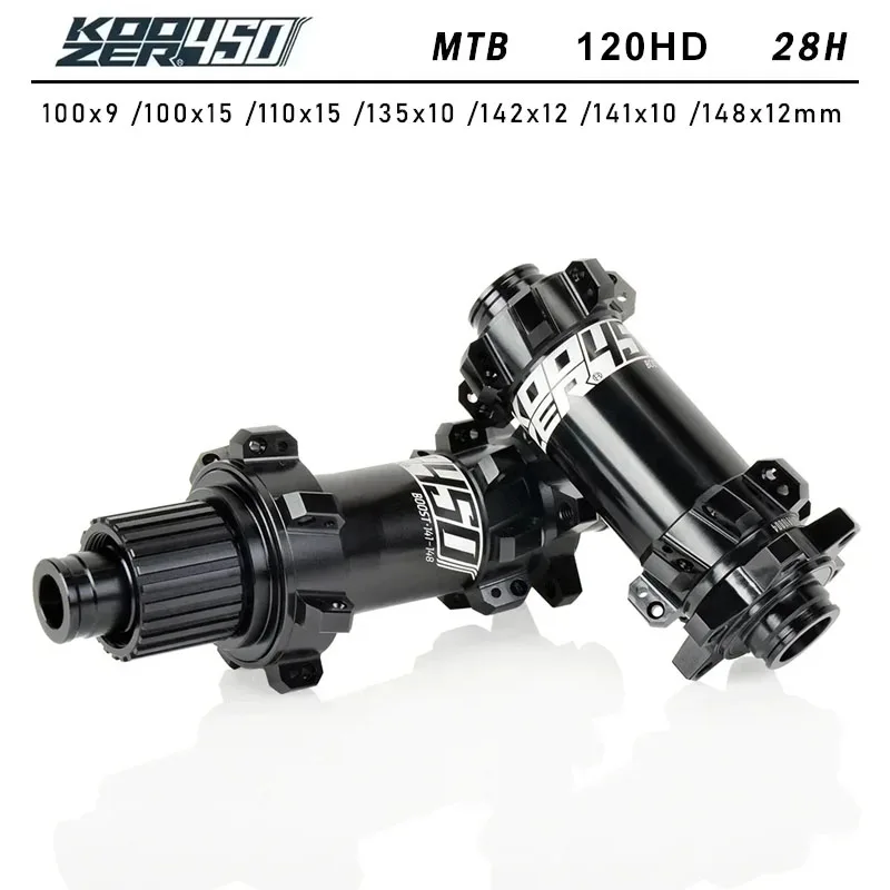 

Koozer 450 Boost 120HD 28 Holes Straight Pull 6B CR-MO Steel Axle 5x141 15x110 12x148 HG XD MS 11 12s Bike Parts MTB Bicycle Hub