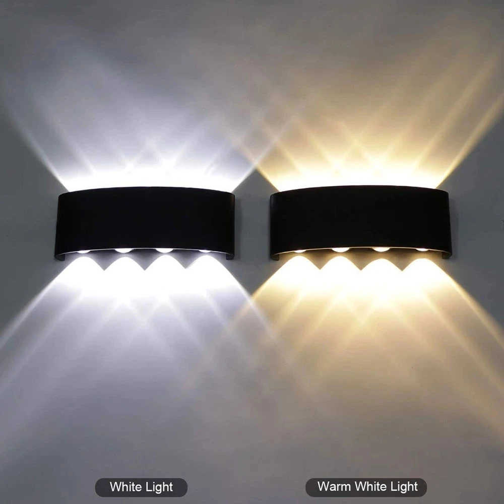 Up and Down LED Wall Lamp Waterproof IP65 Aluminium Interior Wall Light For Bedroom Living Room Corridor Indoor Outdoor Lighting