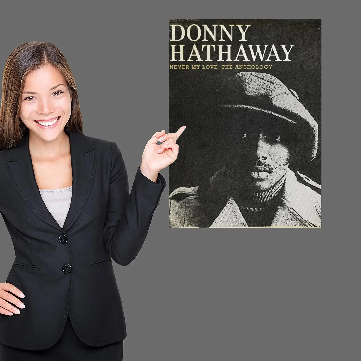 Singer Donny Hathaway Painting 24x36 Wall Art Canvas Posters room Modern Family bedroom Decoration Art wall decor