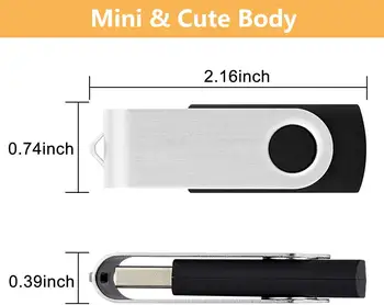 10 ks USB klíčů ve tvaru kovového flash disku 128 MB 1 GB 2 GB 4 GB 8 GB 16 GB 32 GB 64 GB USB flash disk 10 nejlepší prodej 2GB paměť USB - №2