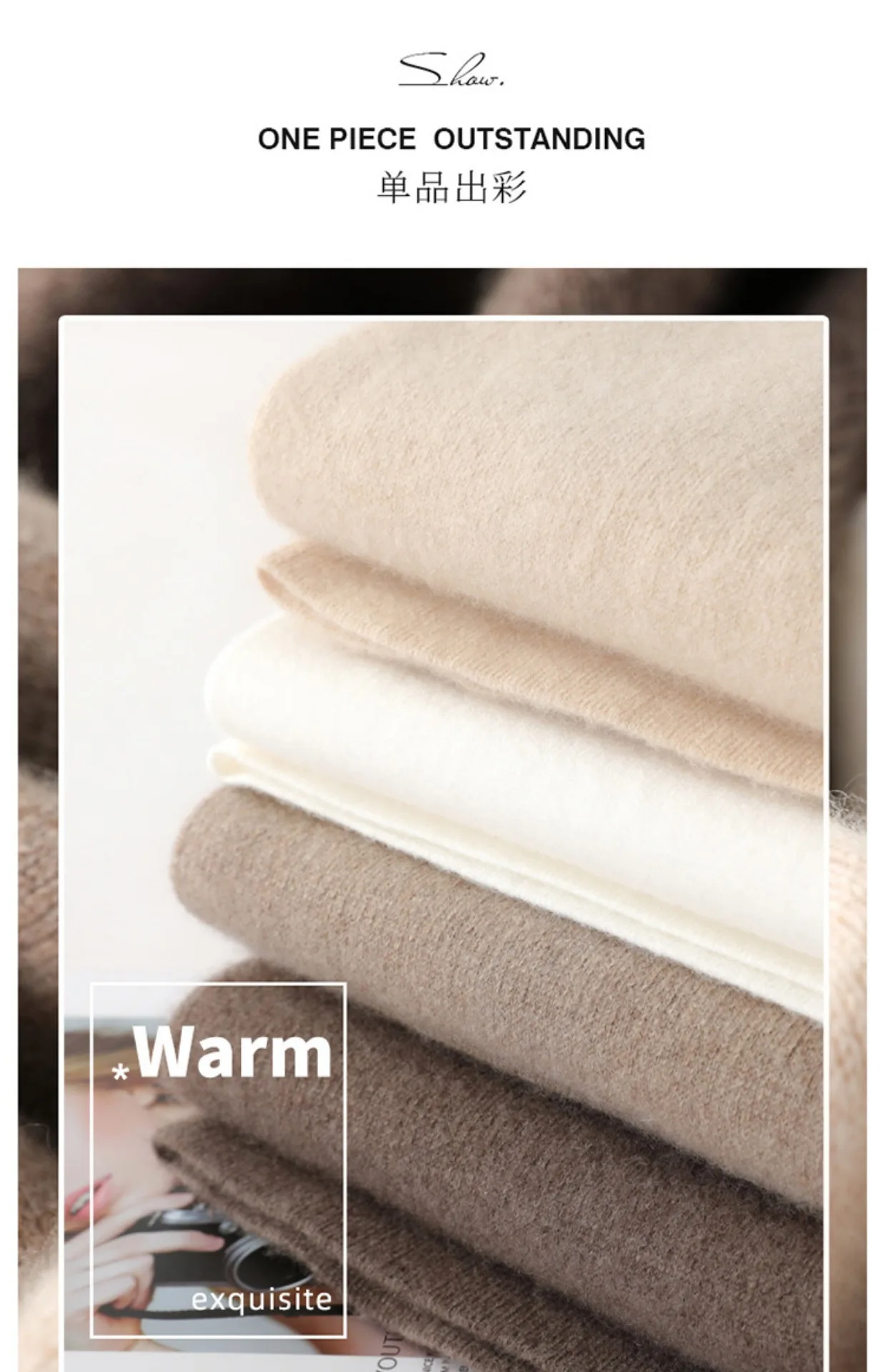 2024 New Autumn and Winter Solid Color Knitted Women's Wide-Leg Pants Thickened Casual Pants Temperament Commute Slimming