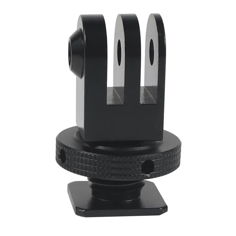 For Gopro Accesorios Aluminum Mount Alloy 1/4 Tripod CNC Adapter Cold shoe For Go Pro Hero DJI Action 4 5 Camera Insta360 X4 X3
