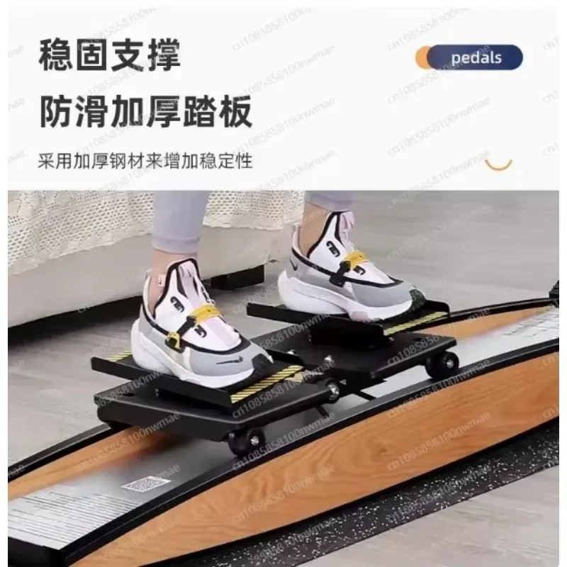 

Indoor simulation of ski machines, fitness equipment, gym dedicated cardio, core strength, aerobic workout, balance