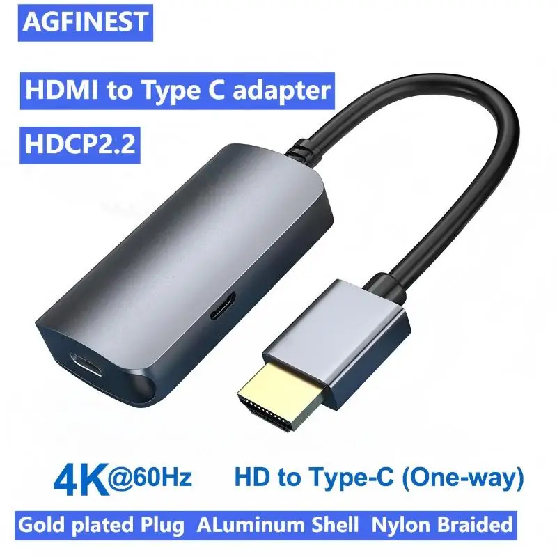 

HDMI Adapter Hdmi USB Type C Cable 4K HD Video Converter HDTV Video Cord for Projector Monitor TV Compatible Laptop MacBook