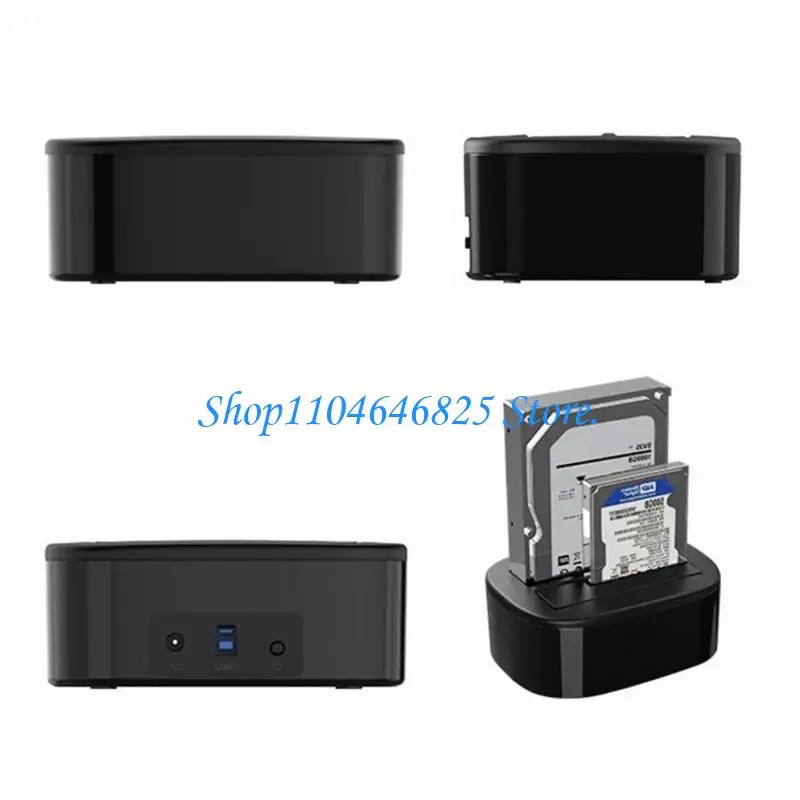 Easy Installs Hard Drive Dock for Fast Data Backup and Storage Space Saving Design