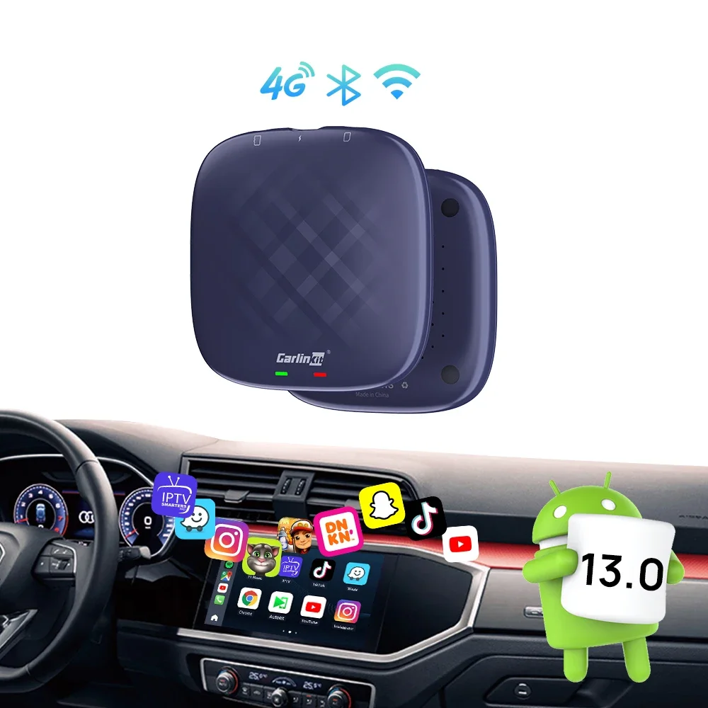 

Carlinkit Wireless Carplay Box Dongle Android 13 Adapter Universal 8G 128GB Module youtube Smart Radio Carplay Auto