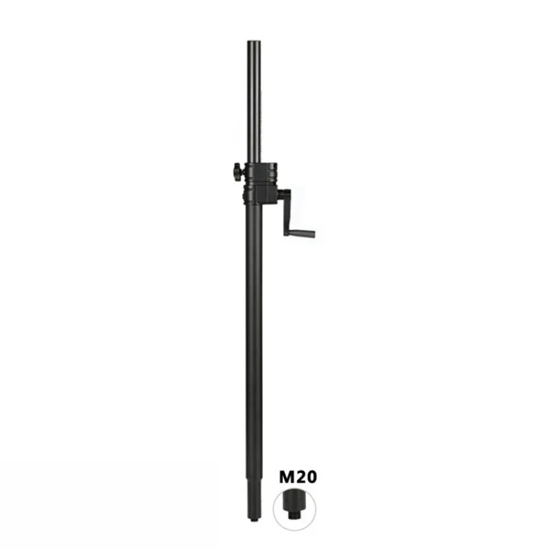 Speaker Bracket Floor Rack Support Rod Subwoofer Double Speaker Support Rod Hand Crank Full Metal Bracket