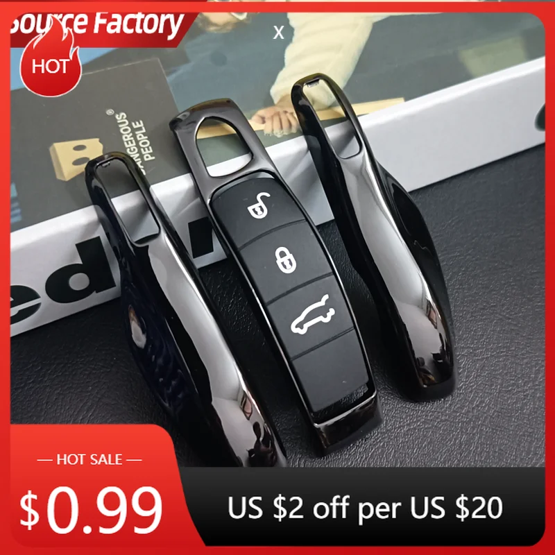 

Car Stickers Black for Porsche Panamera Carrera Macan Boxster Cayman Cayenne Taycan 911 970 981 991 Remote Car Key Case Cov