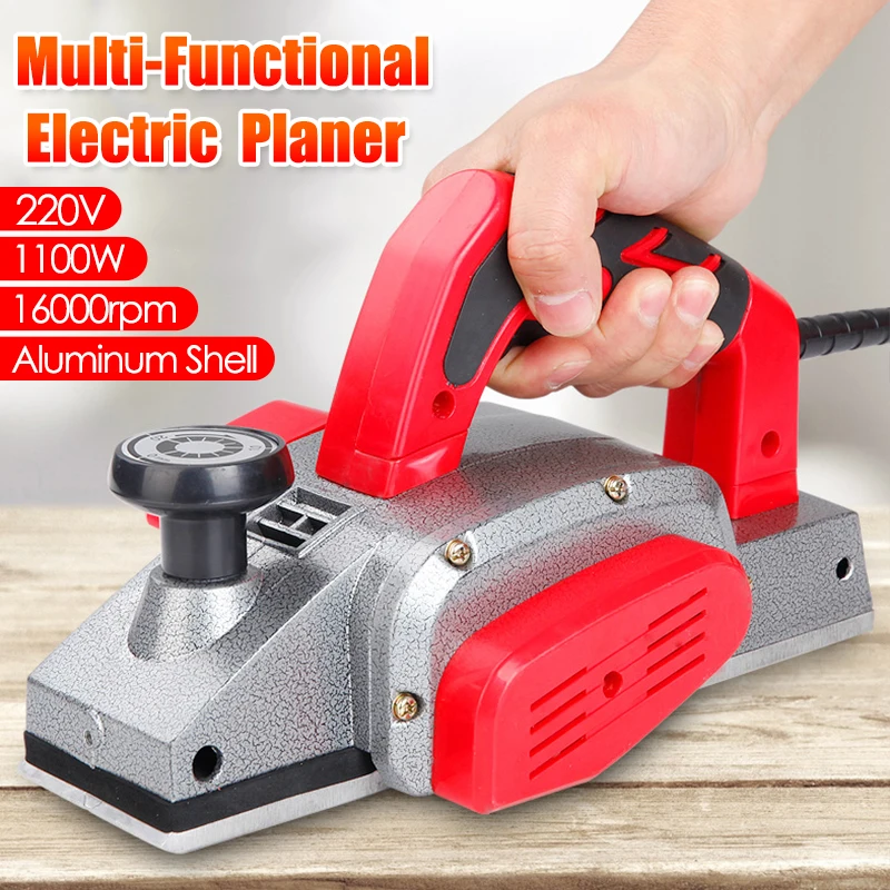 220V Electric Planer High Power Electric Router Trimmer Wood Milling Engraving Slotting Woodworking Power Tools Aluminum Shell