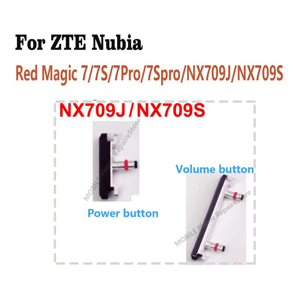 

Игровая кнопка Power Voume для ZTE Red Magic 7 7S NX679J 7Pro 7S Pro NX709J NX709S Вкл. ВЫКЛ. Громкость питания, игровые боковые клавиши