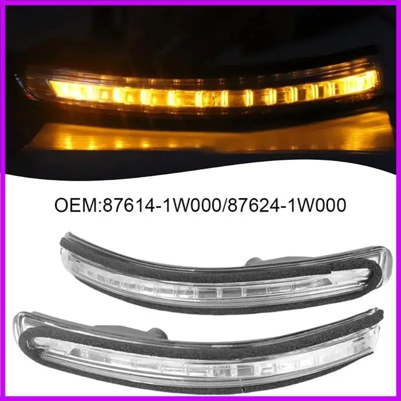 R9CC Easy Installation Turn Lamp 87614-1W000 87624-1W000 for Select Model Rearview Mirror Quick Setup Process