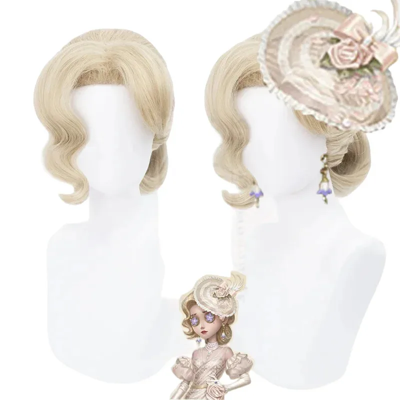 

Аниме Inflorescence Cos парик 30 см светло-золотисто-коричневый термостойкие синтетические волосы Хэллоуин вечерние парики для косплея + шапочка для парика