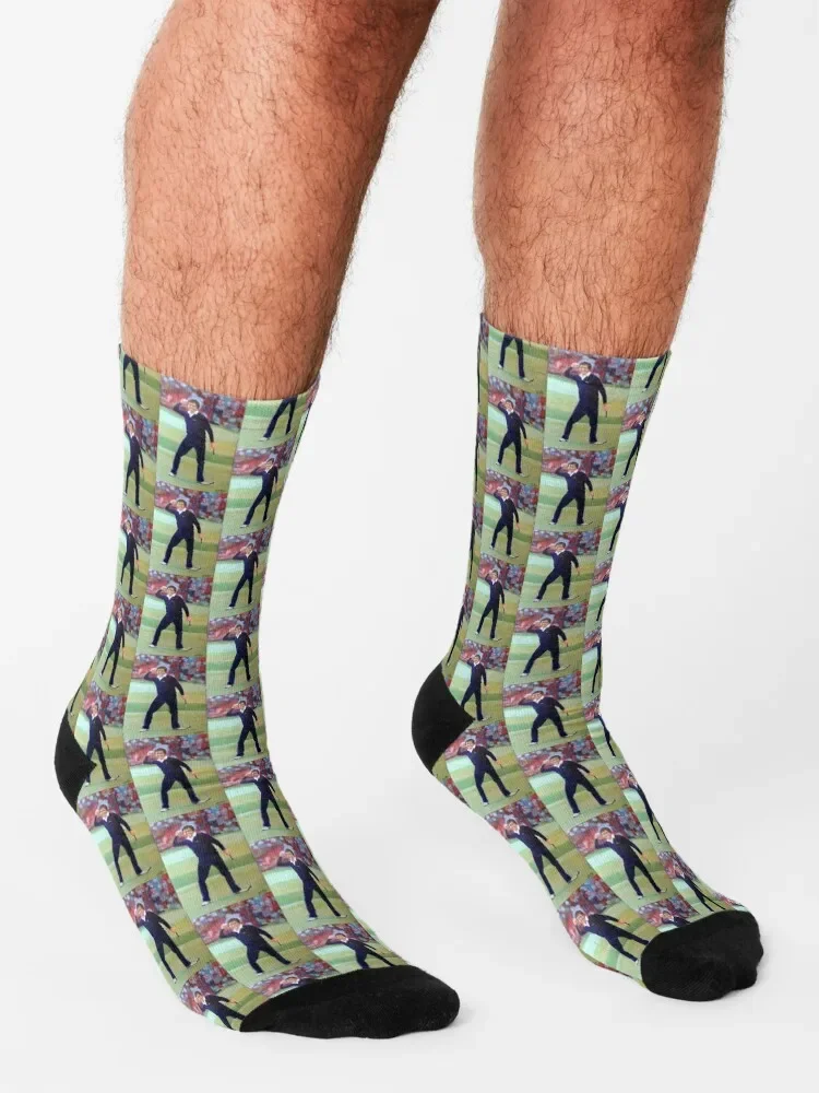 Chaussettes à motif floral pour homme et femme, bottes de randonnée anti-ald, Seve Ballesteros-Ulcère, LionCoussins