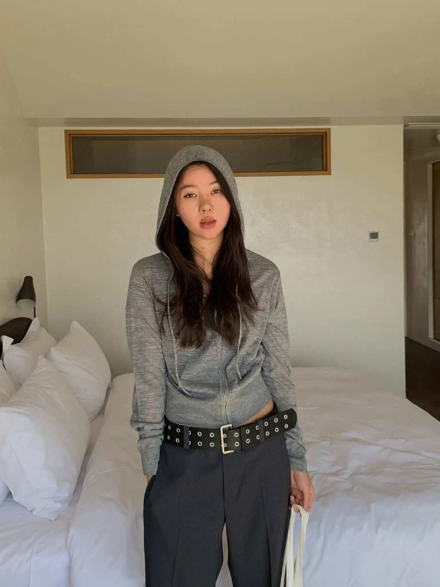 

Женская толстовка LILUOP на молнии, весна-лето, легкая, из смесовой шерсти, повседневная, универсальная, открытый кардиган, защита от солнца, верхняя одежда