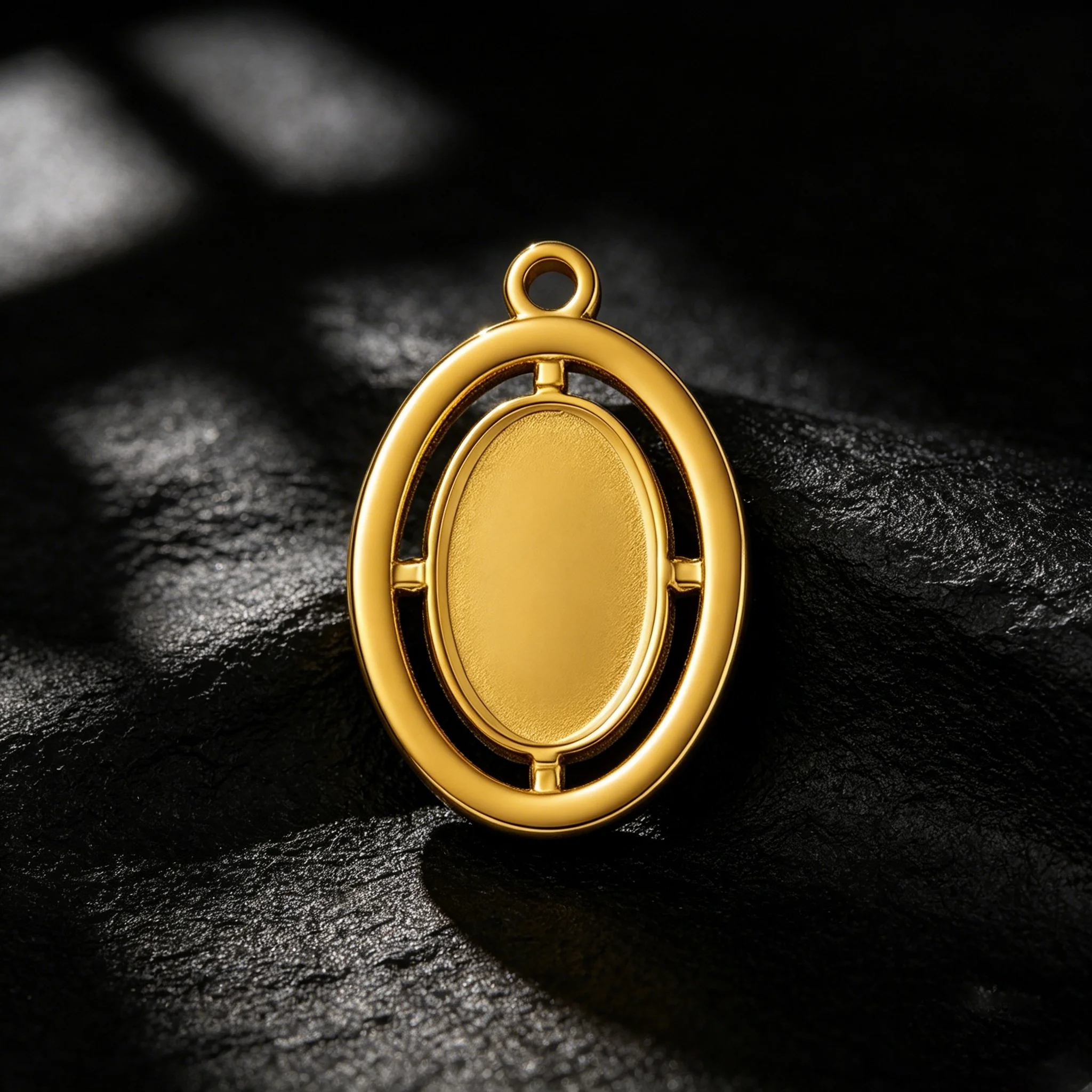 5 Stück Edelstahl-Anhänger mit unregelmäßigen Herz- und Rundformen, Rohlinge für Cabochons, für DIY-Harz-Kamee-Schmuckherstellung – Detail 5