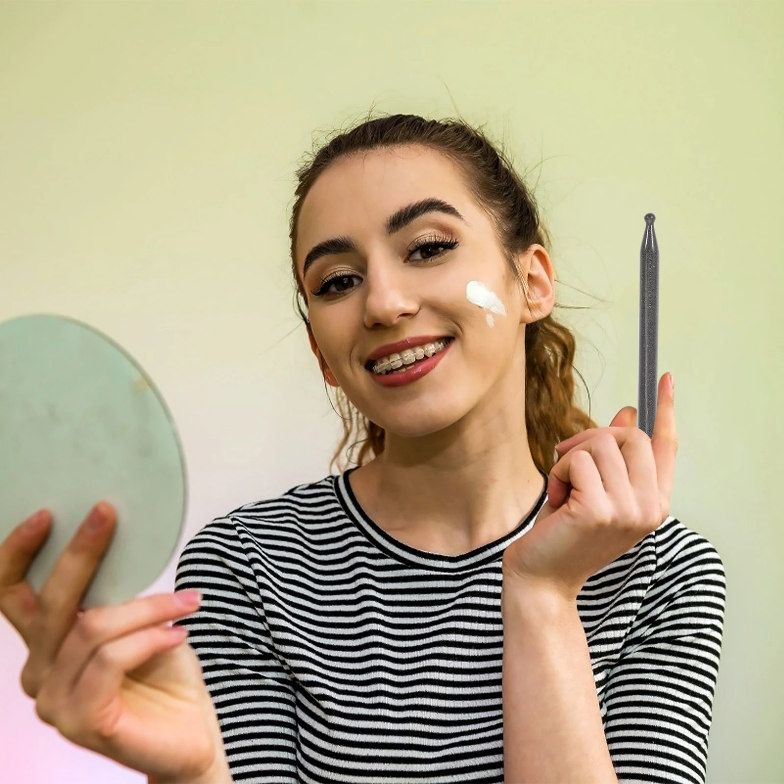 

Massage Pen Scar Treatment Tool Scraping Therapy Ox Horn Massager Meridian Black SPA Care