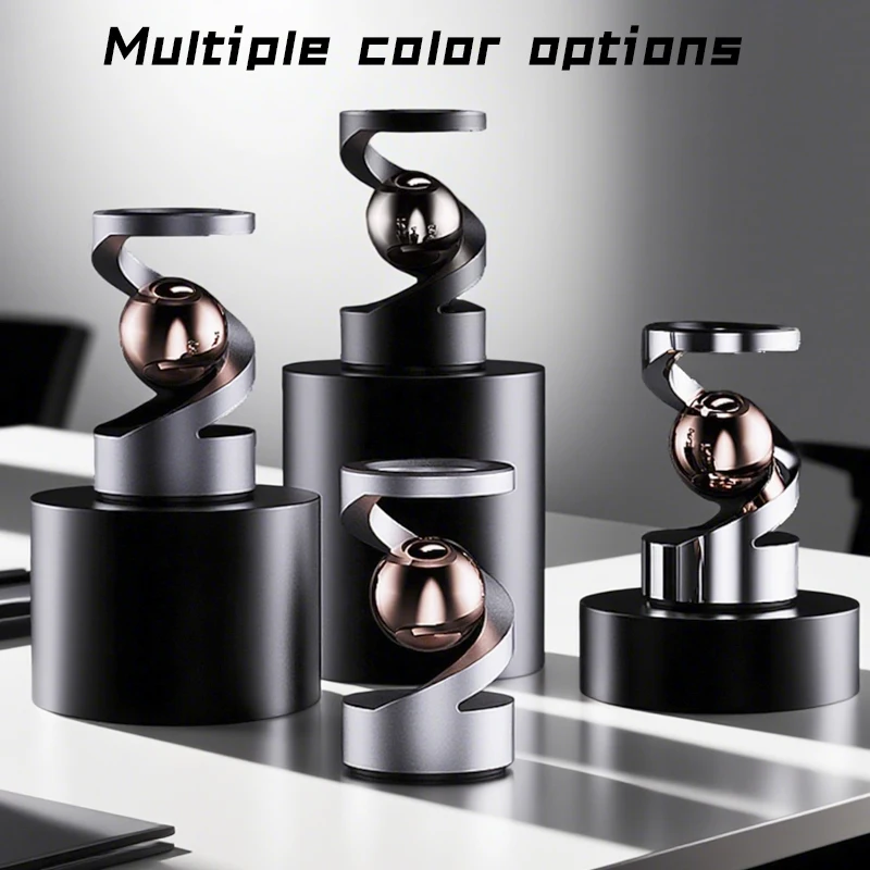 Giroscópio antiestresse EDC - Spinner de metal flutuante com levitação magnética, presente de brinquedo de mesa exclusivo para homens e mulheres brinquedo inquieto