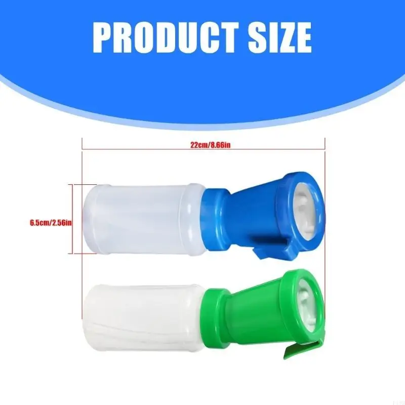 F19B Teat Dip Cup for Livestock Cleaning NonReturn Feature 300ml Durable Plastic Dip Cup Nipple Cleaning