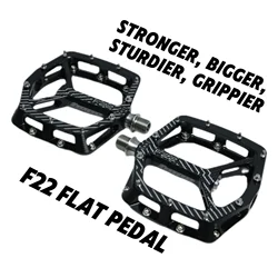 CNC Flat Speed-Reducing Pedals – Hope MTB F22 Mountain Bike Pedals  pedales de bicicleta mtb pedals rockbros  mtb accessories