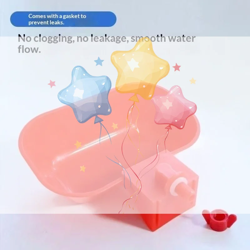 Automatic Poultry Drinking Bowls Square Enlarged Thicken Drinking Bowl for Cat Dog Chicken Duck Thread chicken feeder
