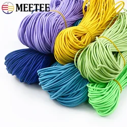 5/10/20Meters Color Elastic Cord For Underwear Hair Decoration Spring Rope Belt Round Stretch Rubber Band DIY Sewing Accessories