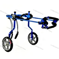 Adjustable Pet Dog Wheelchair for Back Hind Legs Disabled Dogs 2 Wheels From Small To Extra Large