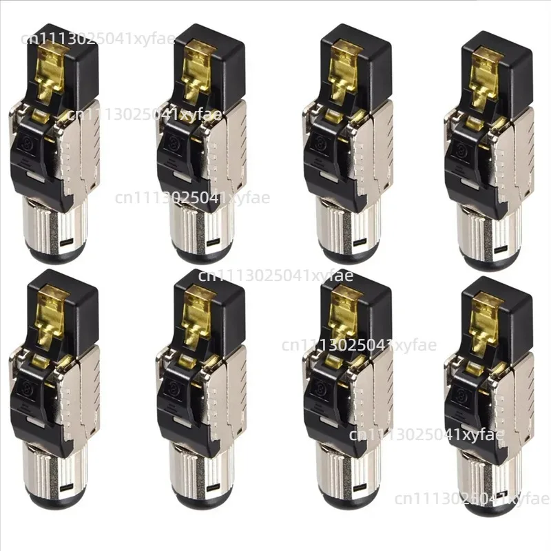 Tool-Free Shielded RJ45 Cat 8 Connector, Category 8 10Gbps Network Plug