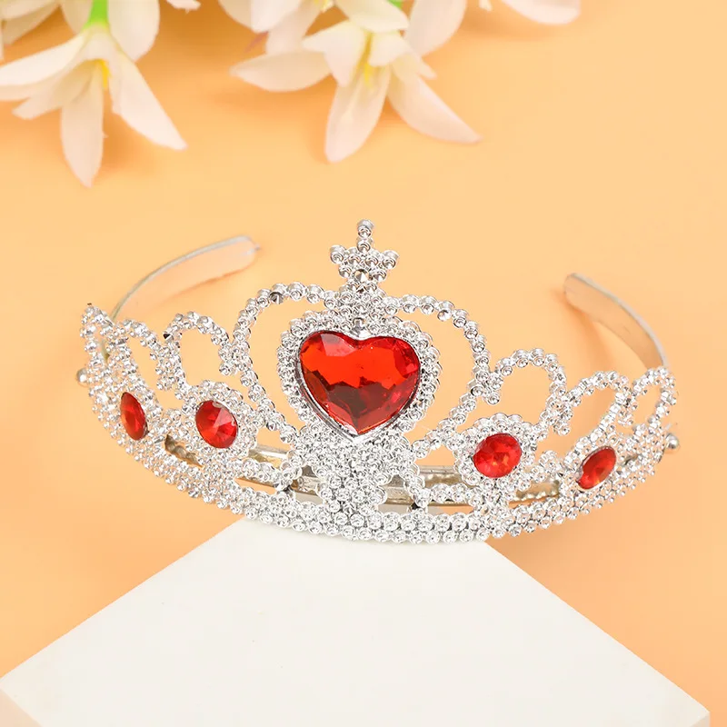 Girls Crown Headdress Figure Anime Children Sweet Princess Dress Up Cute Crown Hair Bands Accessories Female Jewelry Gifts