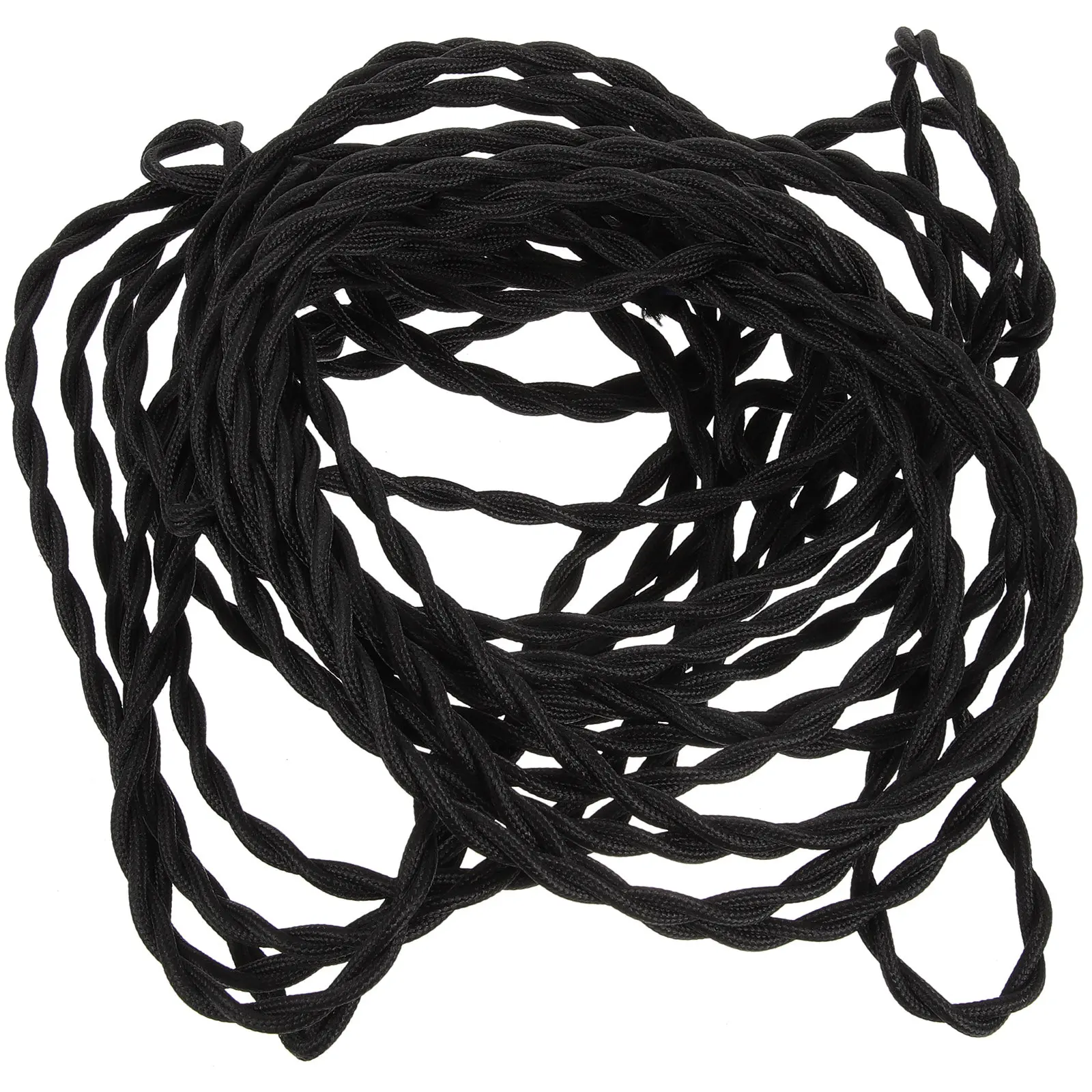 1 Roll Electrical Wire Twisted Lamp Cord Copper PVC for DIY Style Bulb Lighting Lamp Cord Electric Wire