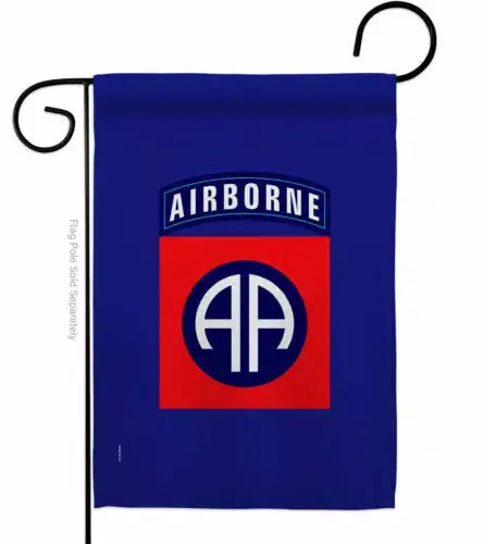 Army 82nd Airborne Division Garden Flag Armed Forces Gift Yard House Banner