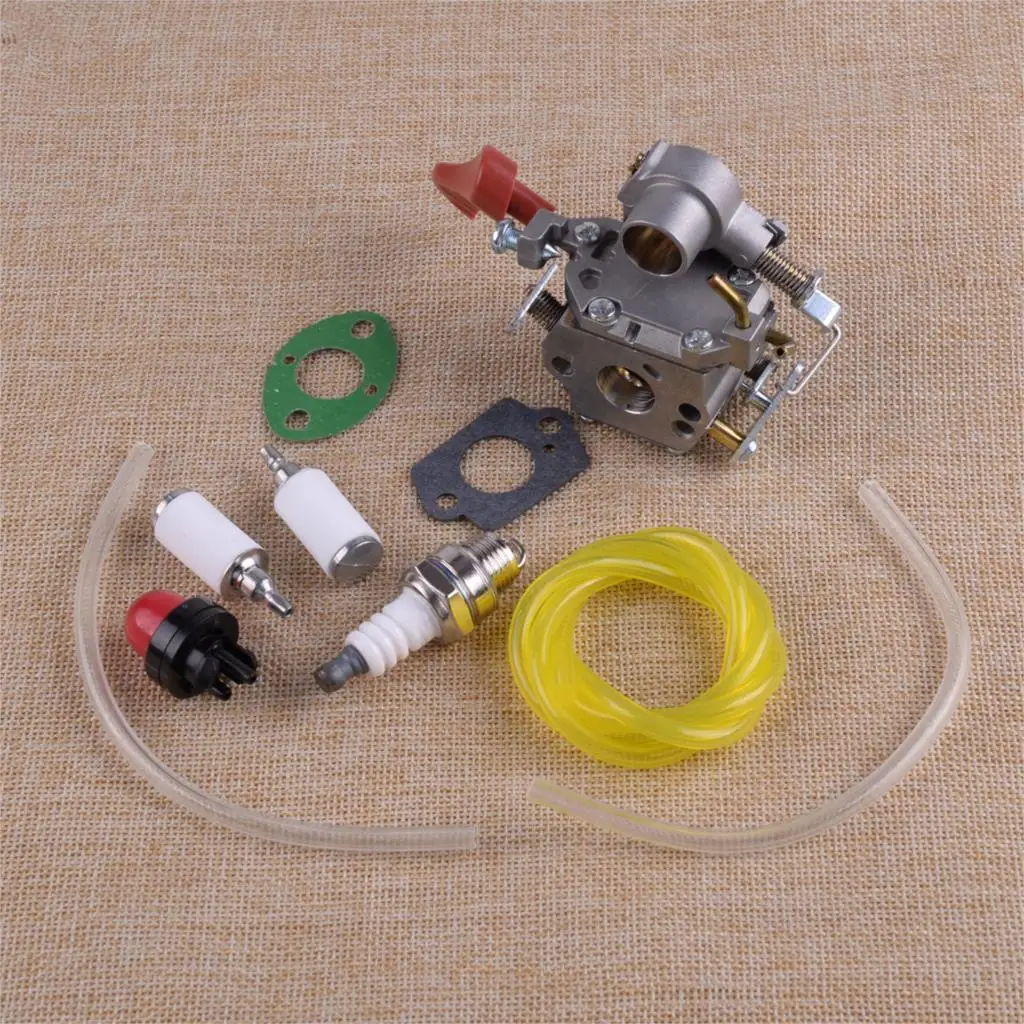 

LETAOSK 10pcs Carburetor Gaskets Fuel Line Kit Fit For Poulan PP338PT PP133 Pro PP333 Zama C1M-W44 Gas Trimmer