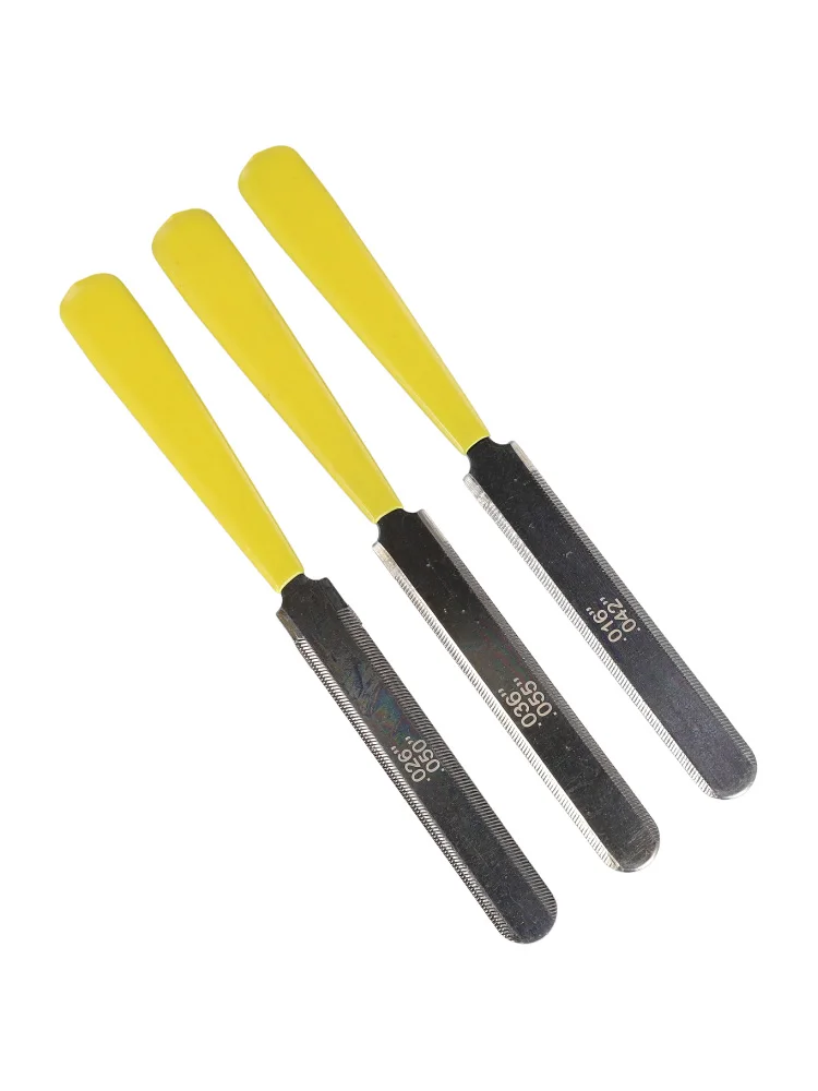 Luthier Repair Tool Guitar Fret Nut File 3 PCS 9.7cm 3pcs/Set Guitar Nut Files Fret Crowning Slot Filing Luthier Repair Tool Kit