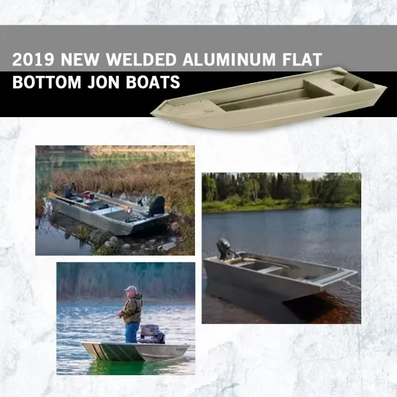 Customized Welded Aluminum Flat Bottom Jon Boat DNV 5052 CE Marine Grade Gas-Fueled Fishing Vessel Available
