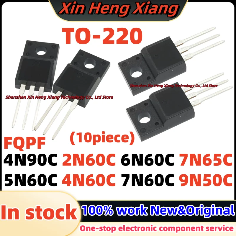 (10pcs) FQPF4N90C FQPF5N60C FQPF6N60C FQPF2N60C FQPF4N60C FQPF7N60C FQPF7N65C FQPF9N50C TO-220