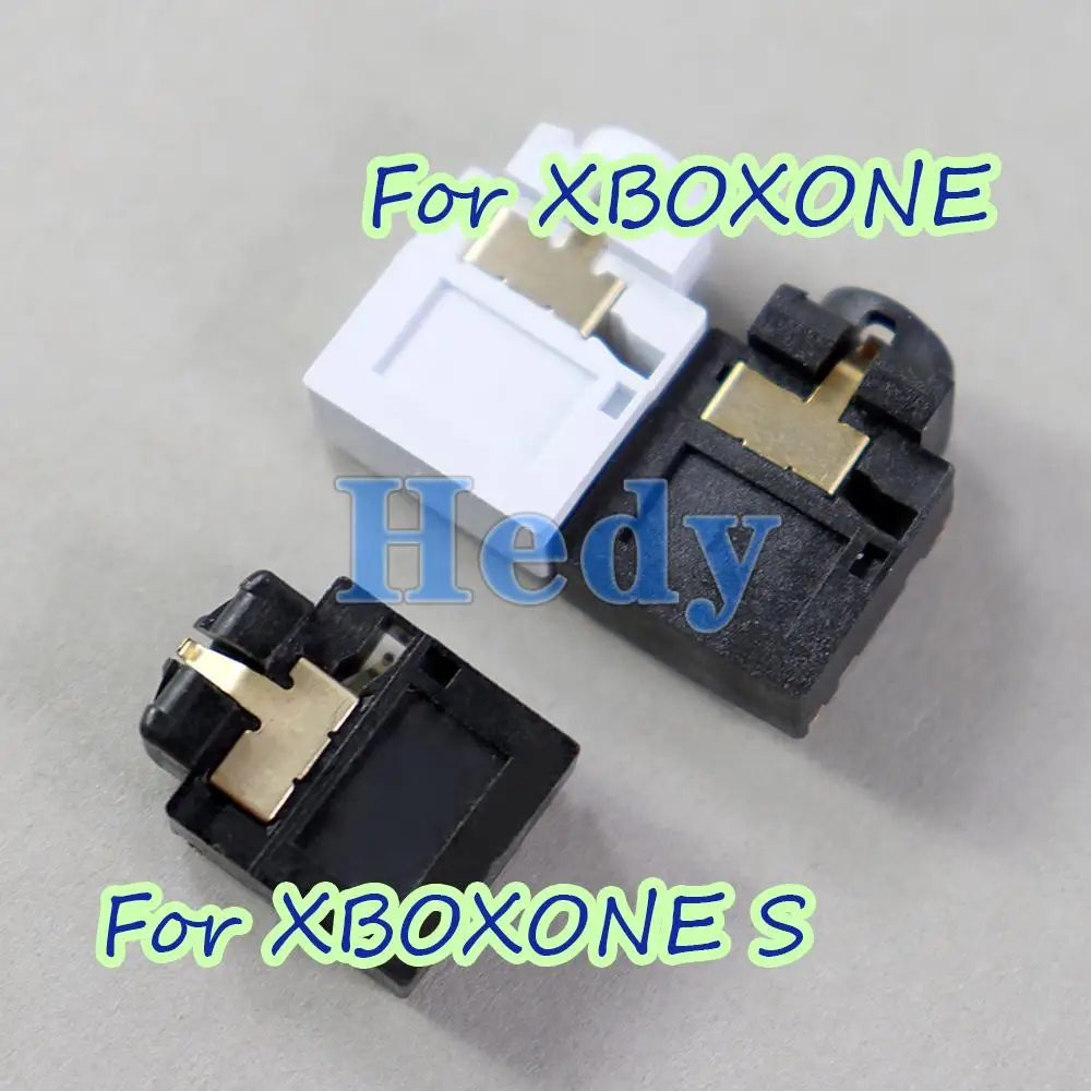 Puerto de enchufe para auriculares, 2 uds., para controlador XBOX ONE S, conector de auriculares de 3,5mm, puerto para controlador Xboxone Slim