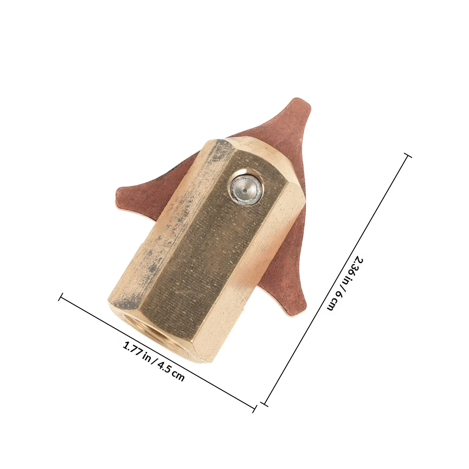 Triangle Electrode Chuck Automotive Sheet Metal Repair Part High-Efficiency Spot Welder Attachment for Car Body Dent Removal