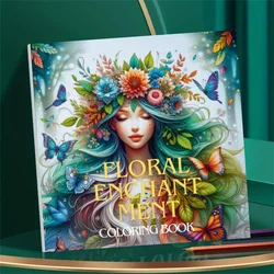 Libro para colorear artístico, papel Original mejorado, 70g/m2, 22 Uds., libros para colorear de una sola página, regalo para fiesta de cumpleaños y vacaciones, 1 ud.