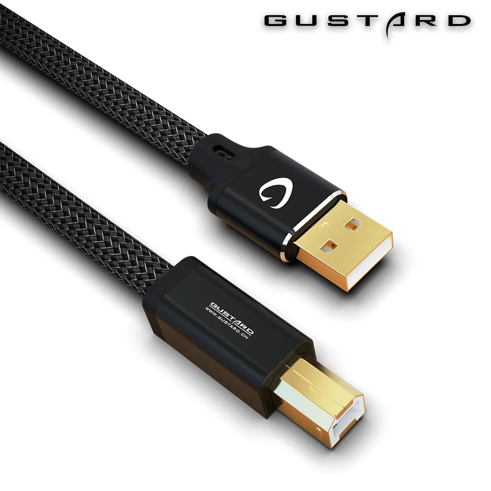 Gustard USB Cable No. 3 USB line HIFI Decoding DAC Data Cable TYPE A to TYPE B Cable