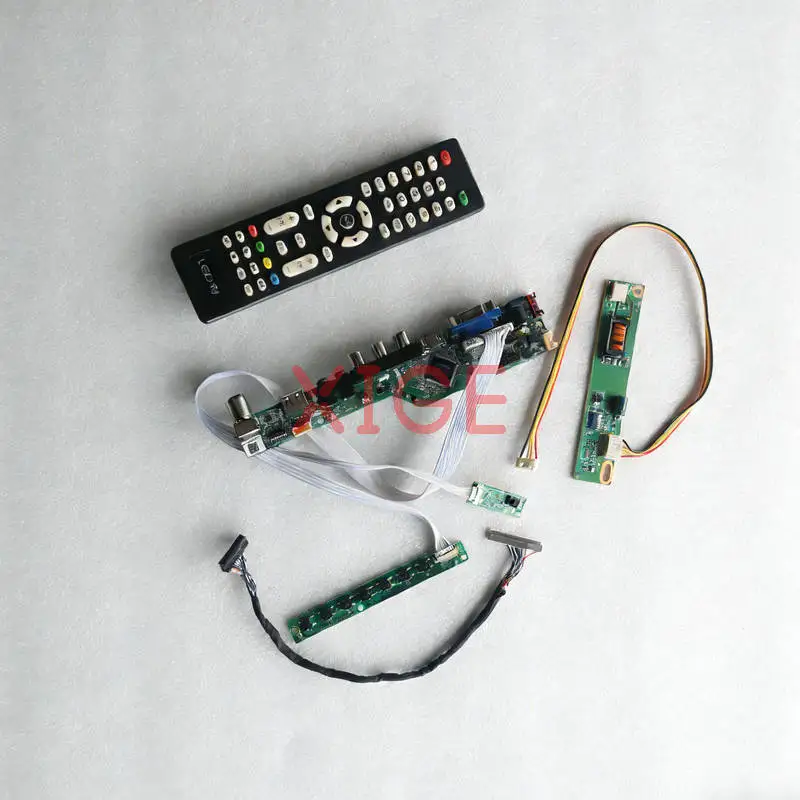 

For QD14TL01 QD14TL02 LP141WX3 LP141WX1 Screen Drive Controller Board Kit DIY USB+AV+VGA+HDMI 1280x800 30Pin LVDS 1280*800 1CCFL