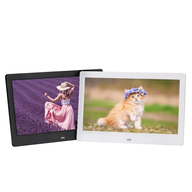 

10 Inch Digital Photo Frame 1920x1080 HD Picture Frame 16:10 IPS Display USB Remote Control Support MP3 MP4 WMA AVI