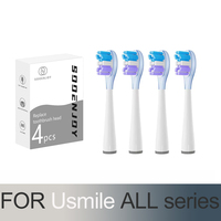 Toothbrushes Head for Usmile All Series Apply Y1S/Y4/U1/U2/U3/P1/P4 Soft DuPont Sonic Electric Toothbrush Clean Nozzles