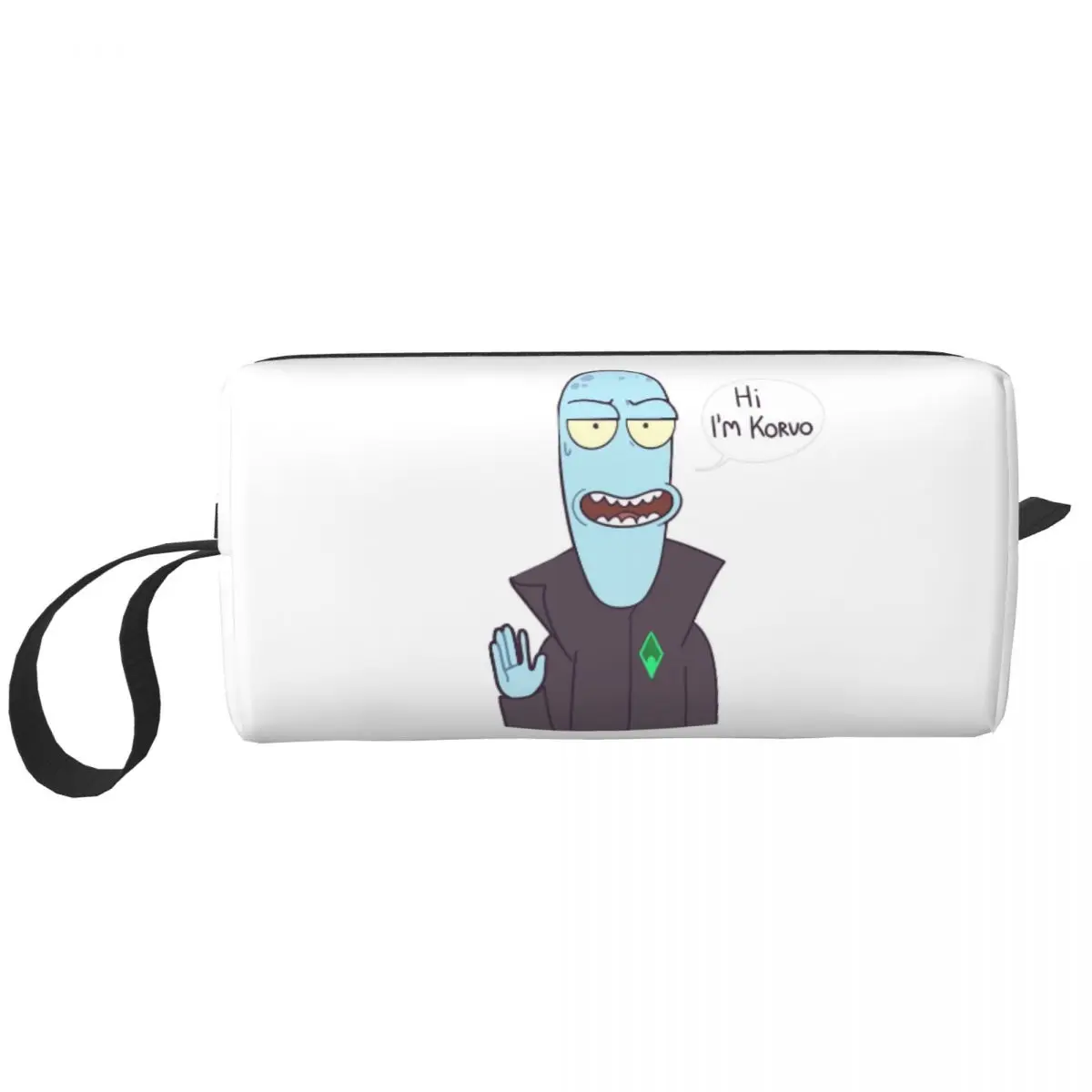 Cartoon Solar Opposites Funny Korvo Pencil Case for Boy Girl Pen Box Pencil Bag Stationery Supplies Women Organizer Pouch