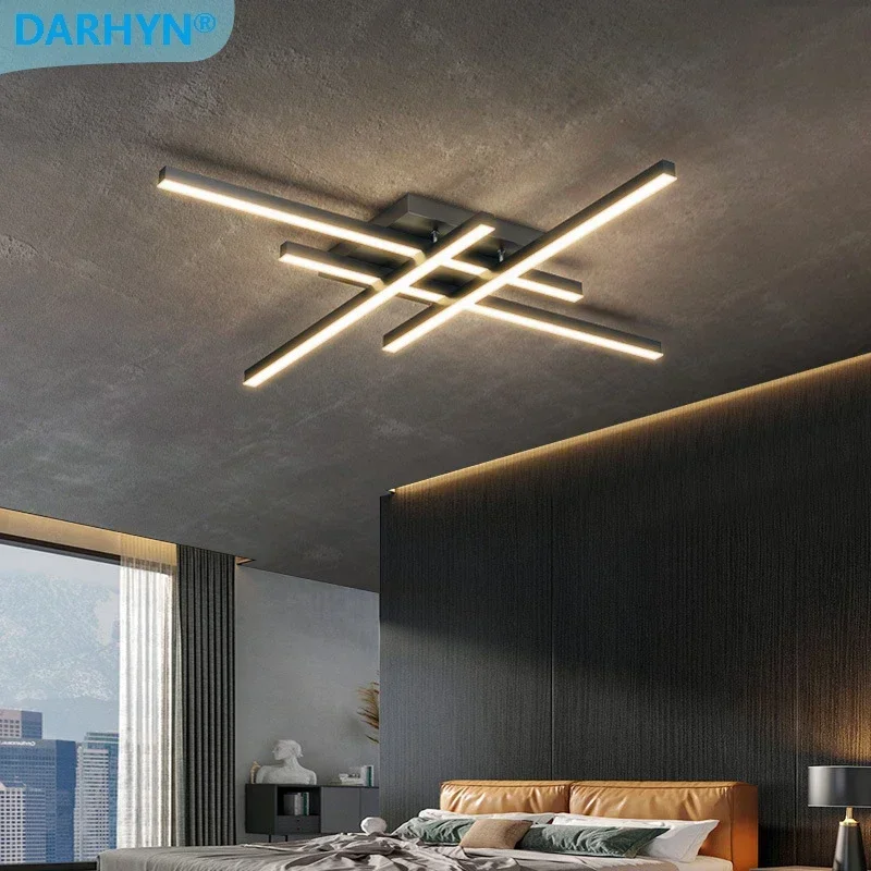 Imagem -04 - Nordic Luz de Teto Led Moderna Lâmpada do Teto Longo 30 40 50cm Lâmpada para Sala Estar Quarto Jantar Decoração Casa Luminária Led