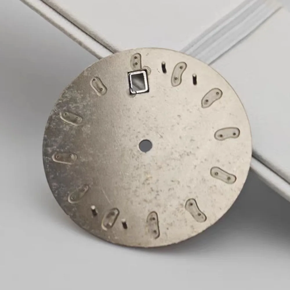 32.5mm nh35 dial luz azul oliva drab king eiko dial nh35 adequado para nh35 movimento automático sje089j1 watchmod personalizar logotipo