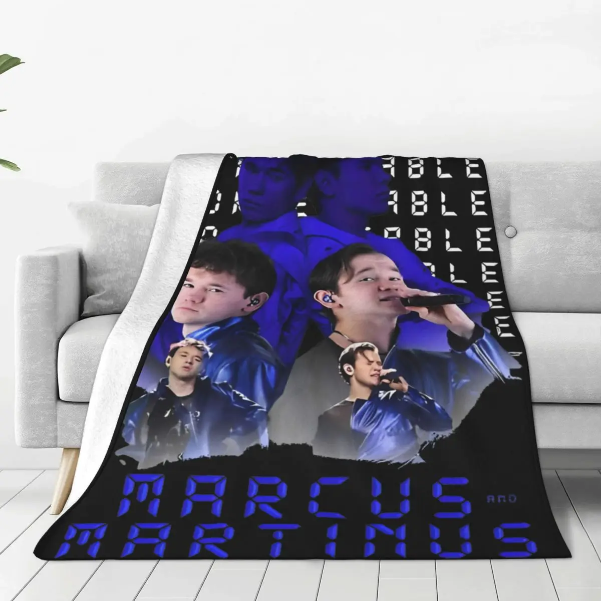 Marcus And Martinus Unforgettable Blanket Flannel Novelty Soft Throw Blankets for Chair Covering Sofa Winter