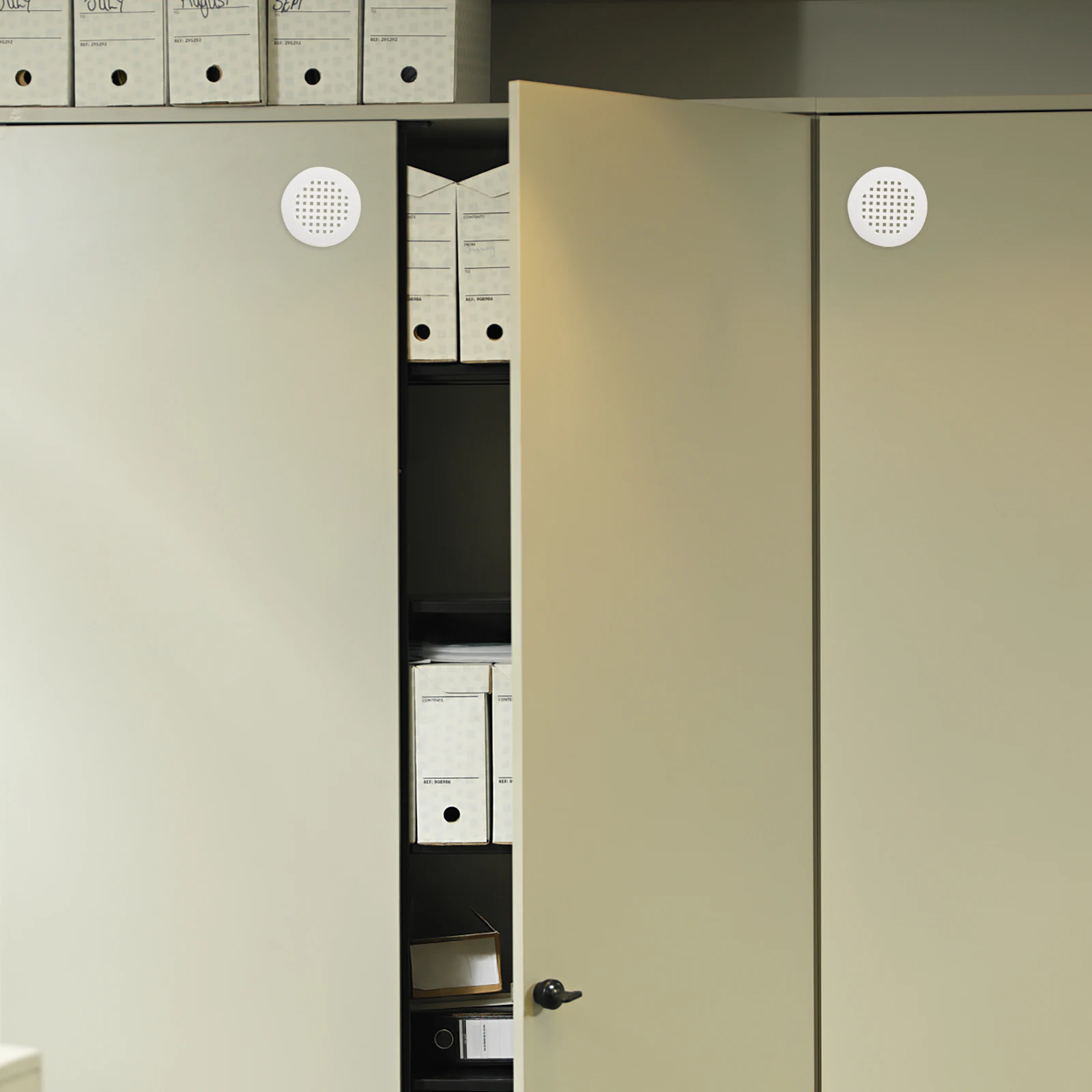 

20Pcs Soffit Vent Cabinet Door Vent Cover Decorative Round Plastic Under Cabinet Ventilation Cover Ventilation Design