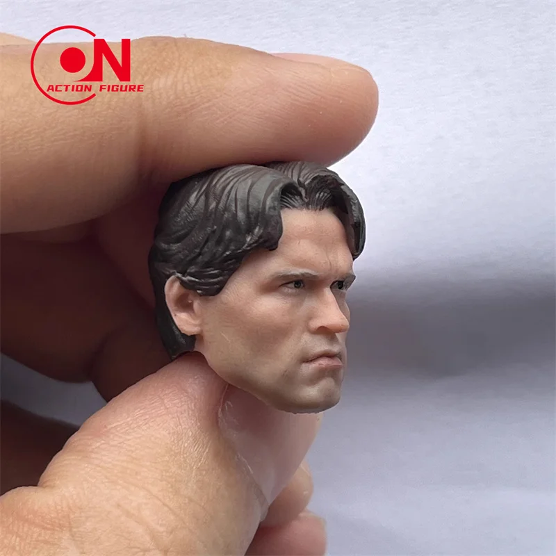 1/6 1/12 Skala Arnold T800 Schwarzenegger Kopf Sculpt Kopf Carving Modell Fit Männliche Soldat Action Figur Körper