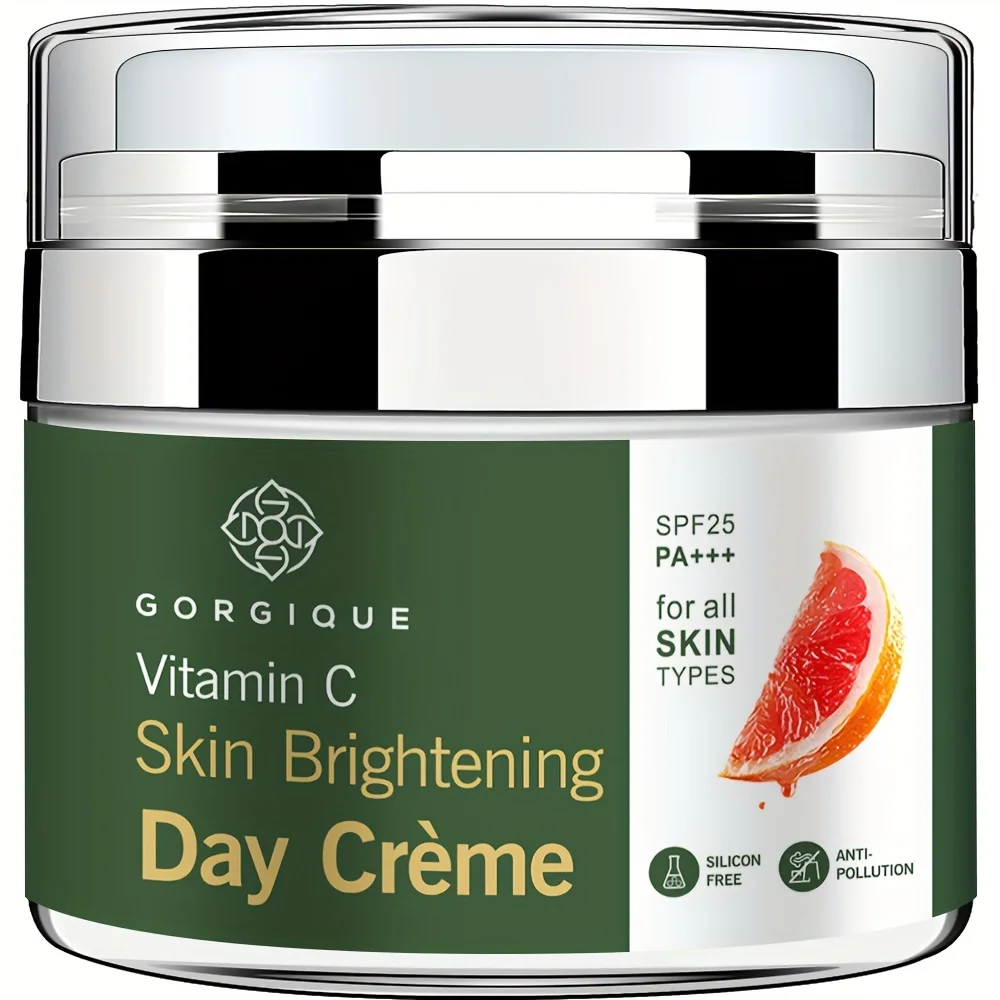 

Skin Brightening Day Cream Vitamin C Spf 25 Pa+++ Lightweight Silicon Chemica Free