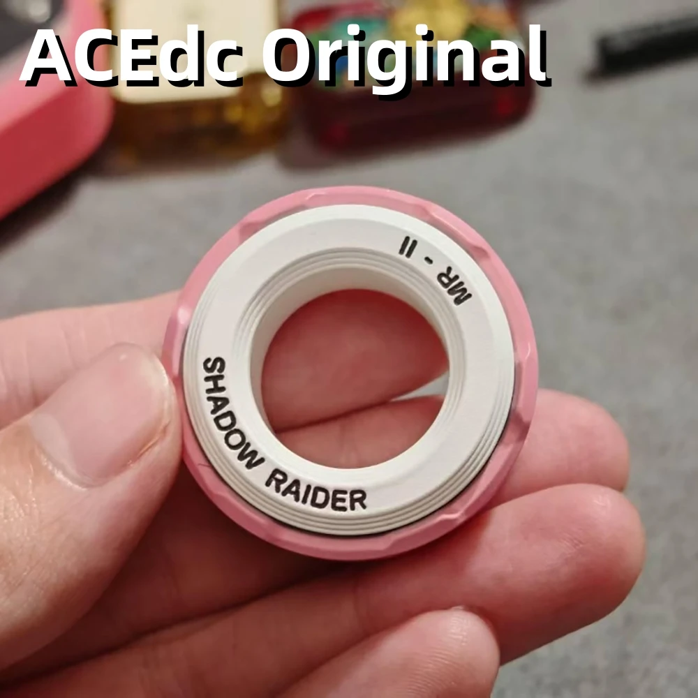 ACEdc 오리지널 EDC 기계식 링 Ⅱ 섀도우 레이더 세라믹 코팅 링 스피너 성인용 피젯 토이 스트레스 해소 장난감